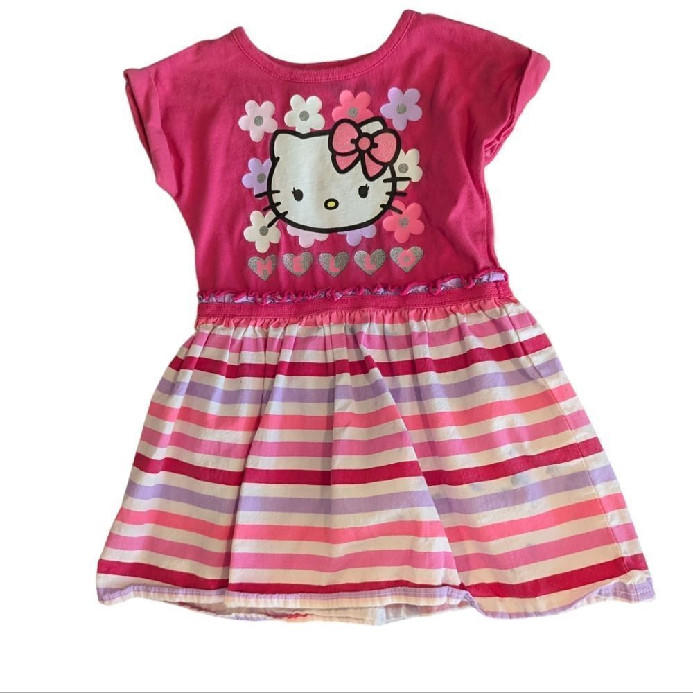 Hello‎ Kitty pink striped dress